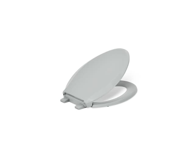 Kohler Cachet ReadyLatch Quiet-CloseE elongated toilet seat - Ice Grey