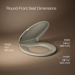 Cachet ReadyLatch Quiet-CloseE round-front toilet seat - image 2