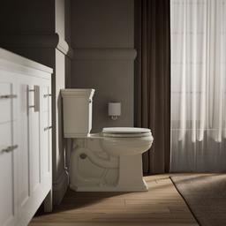 Kohler Stonewood Round-front toilet seat - Biscuit - image 4