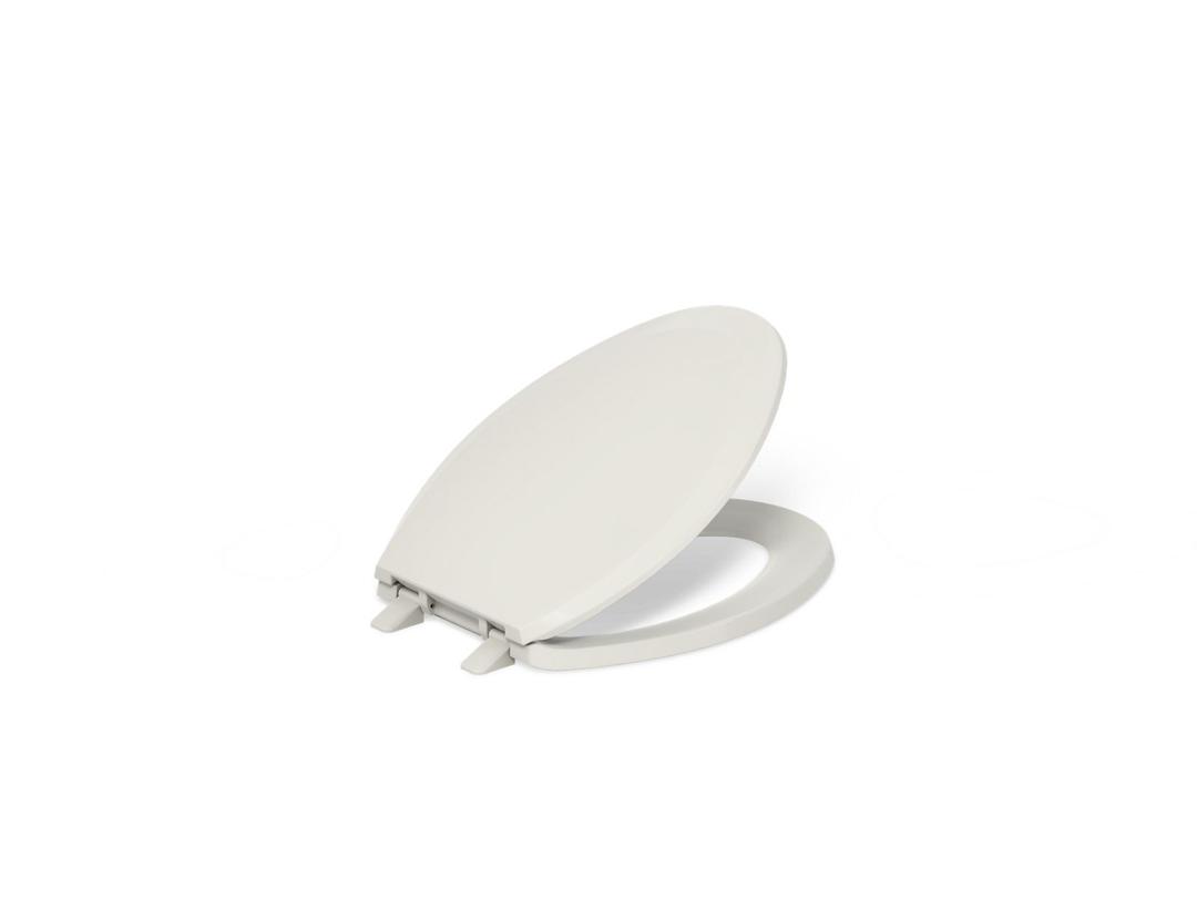Kohler LustraE Quick-ReleaseE elongated toilet seat - Almond by Kohler
