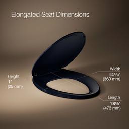 LustraE Quick-ReleaseE elongated toilet seat - image 3