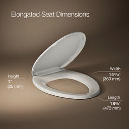 LustraE Quick-ReleaseE elongated toilet seat - image 3
