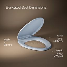 LustraE Quick-ReleaseE elongated toilet seat - image 3