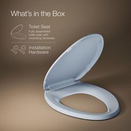 LustraE Quick-ReleaseE elongated toilet seat - image 6