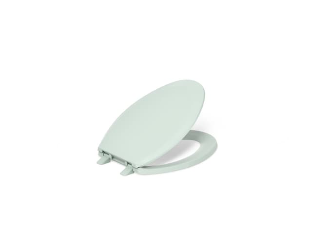 Kohler LustraE Quick-ReleaseE elongated toilet seat - Seafoam Green
