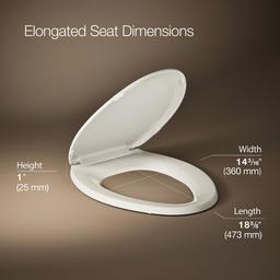 LustraE Quick-ReleaseE elongated toilet seat - image 3