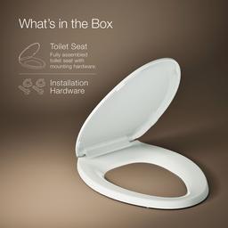 LustraE Quick-ReleaseE elongated toilet seat - image 6