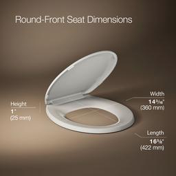 LustraE Quick-ReleaseE round-front toilet seat - image 3