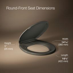 LustraE Quick-ReleaseE round-front toilet seat - image 3