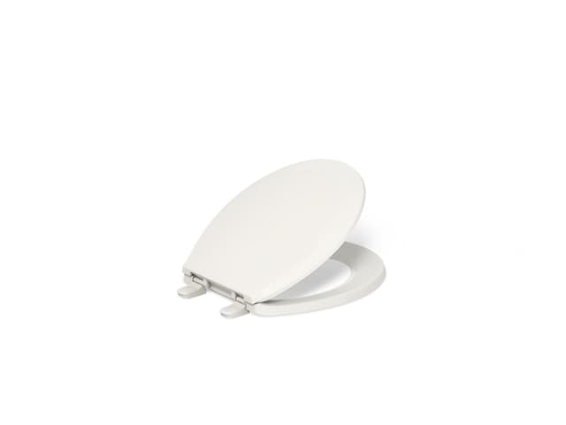 Kohler LustraE Quick-ReleaseE round-front toilet seat - Biscuit