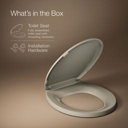 LustraE Quick-ReleaseE round-front toilet seat - image 6