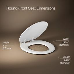 Ridgewood Round-front toilet seat - image 3