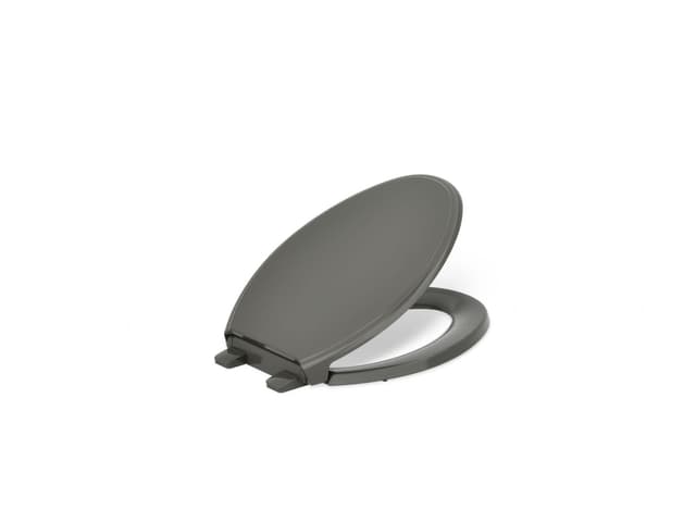 Kohler GlenburyE ReadyLatch Quiet-CloseE elongated toilet seat - Thunder Grey