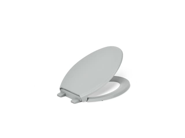 Kohler GlenburyE ReadyLatch Quiet-CloseE elongated toilet seat - Ice Grey