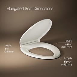 GlenburyE ReadyLatch Quiet-CloseE elongated toilet seat - image 3