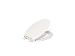 Kohler Rutledge ReadyLatch Quiet-CloseE elongated toilet seat - Biscuit - image 1