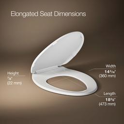 BreviaE Quiet-CloseE elongated toilet seat - image 3