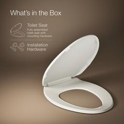 BreviaE Quick-ReleaseE elongated toilet seat - image 6