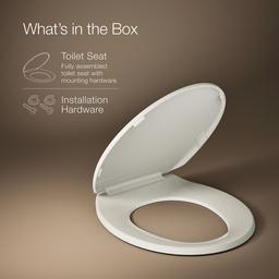 BreviaE Quick-ReleaseE round-front toilet seat - image 6