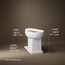 Kohler | Tresham | Floor Mount Toilet Bowl - White - image 2