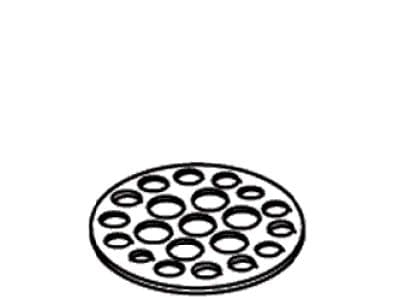 Kohler Genuine Parts Plate, Service SINK Drain - Bright Chrome by Kohler Genuine Parts