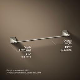 Kohler | Memoirs | Towel Bar - Vibrant Brushed Nickel - image 3