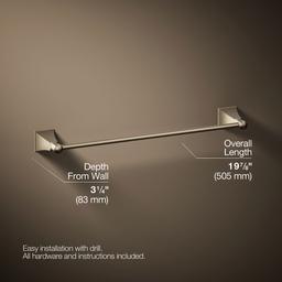 Kohler | Memoirs | Towel Bar - Vibrant Brushed Bronze - image 3