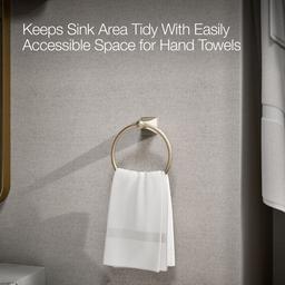 Kohler | Memoirs | Towel Ring - Vibrant Brushed Bronze - image 4