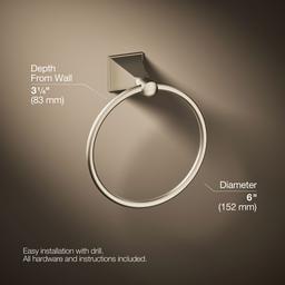 Kohler | Memoirs | Towel Ring - Vibrant Brushed Bronze - image 3