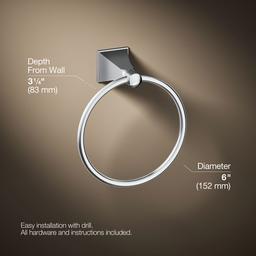 Kohler | Memoirs | Towel Ring - Polished Chrome - image 3