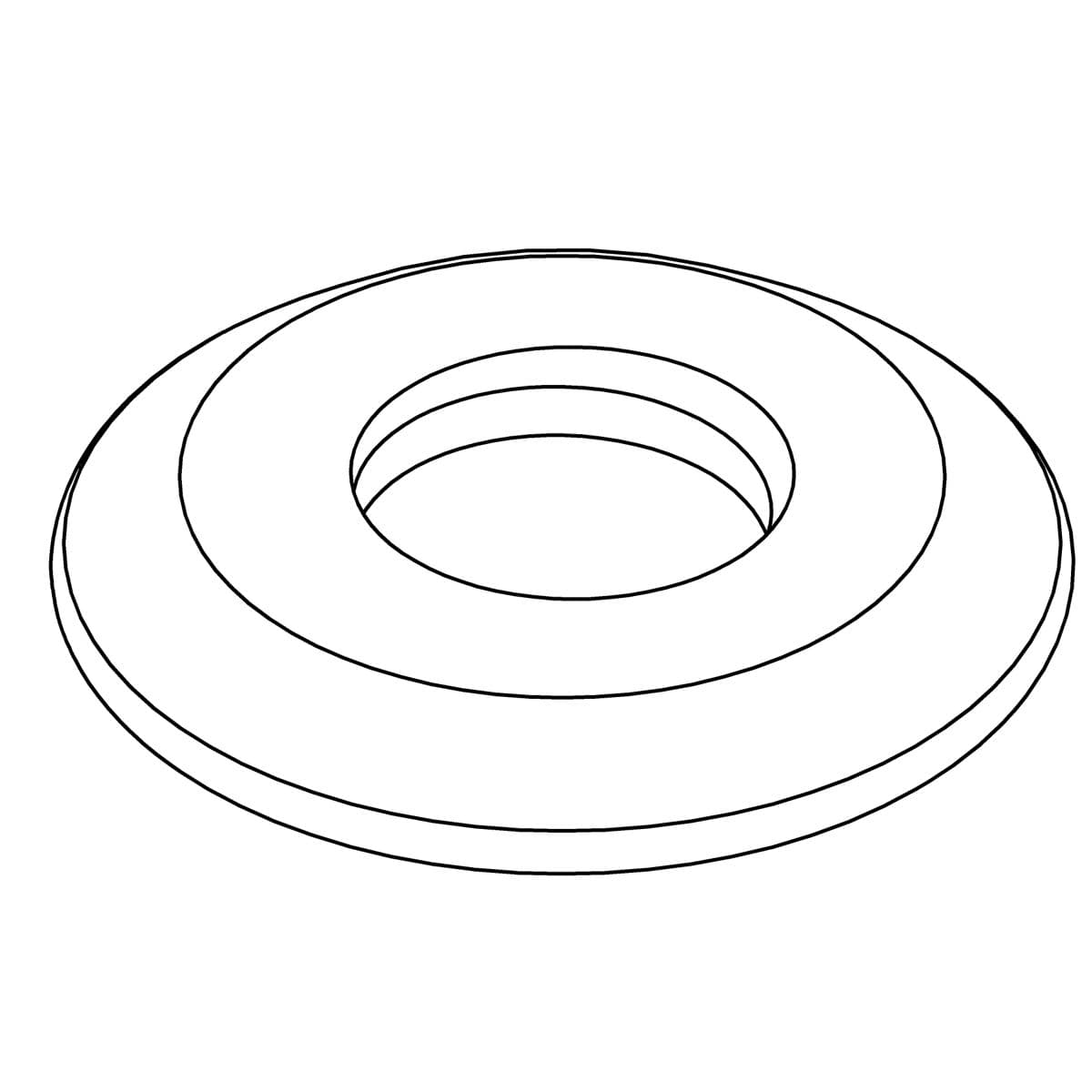 Kohler Genuine Parts Flange - Polished Chrome by Kohler Genuine Parts