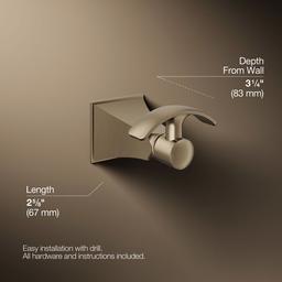 Kohler | Memoirs | Robe Hook - Vibrant Brushed Bronze - image 3