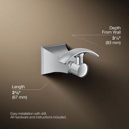Kohler | Memoirs | Robe Hook - Polished Chrome - image 3