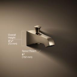 Kohler | Memoirs | Tub Spout - Vibrant Brushed Bronze - image 3