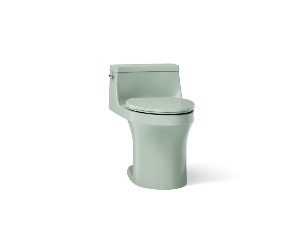Kohler San Souci One-piece compact elongated toilet with concealed trapway, 1.28 gpf - Aspen Green by Kohler