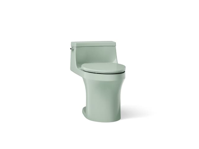 Kohler San Souci One-piece compact elongated toilet with concealed trapway, 1.28 gpf - Aspen Green