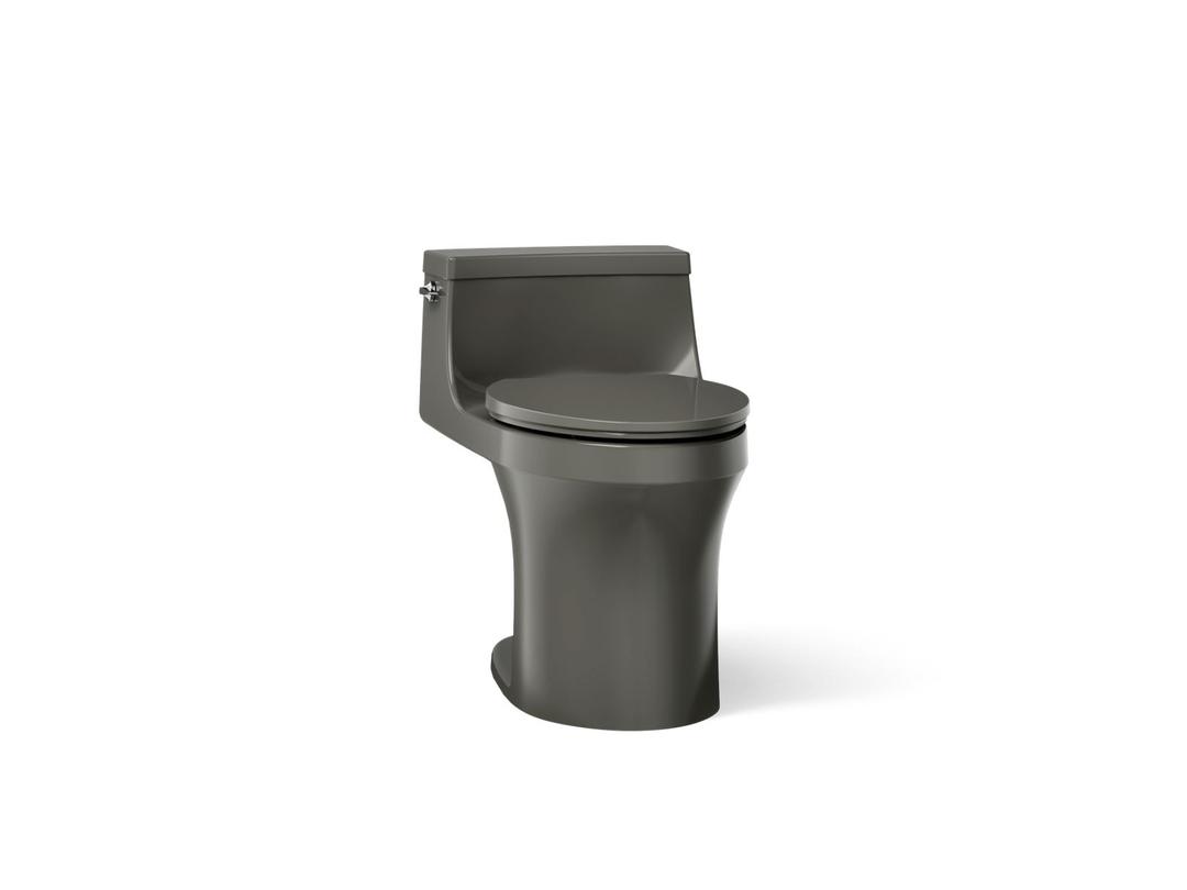San Souci One-piece compact elongated toilet with concealed trapway, 1.28 gpf by Kohler