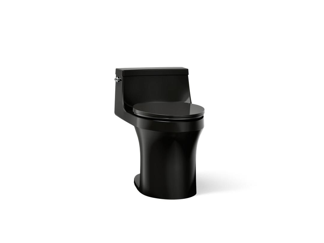 San Souci One-piece compact elongated toilet with concealed trapway, 1.28 gpf by Kohler