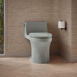 San Souci One-piece compact elongated toilet with concealed trapway, 1.28 gpf - image 2