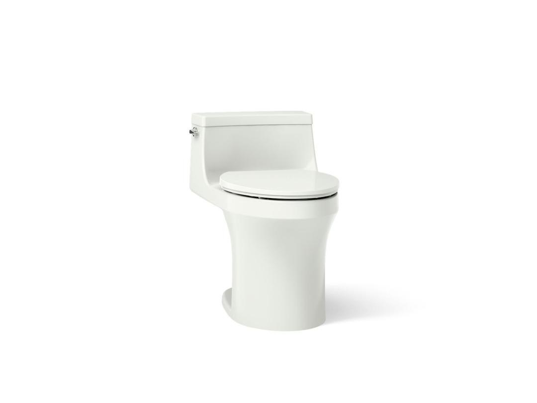 San Souci One-piece compact elongated toilet with concealed trapway, 1.28 gpf by Kohler