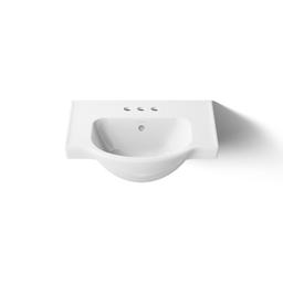 Veer 21'' square pedestal bathroom sink - image 12