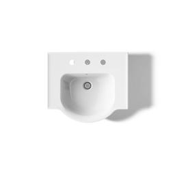 Veer 21'' square pedestal bathroom sink - image 11