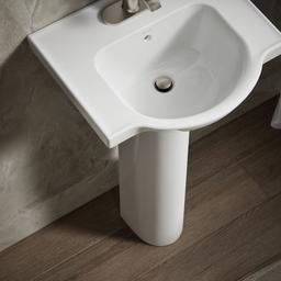 Veer 21'' rectangular pedestal bathroom sink - image 6