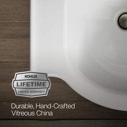 Veer 24'' rectangular pedestal bathroom sink - image 10