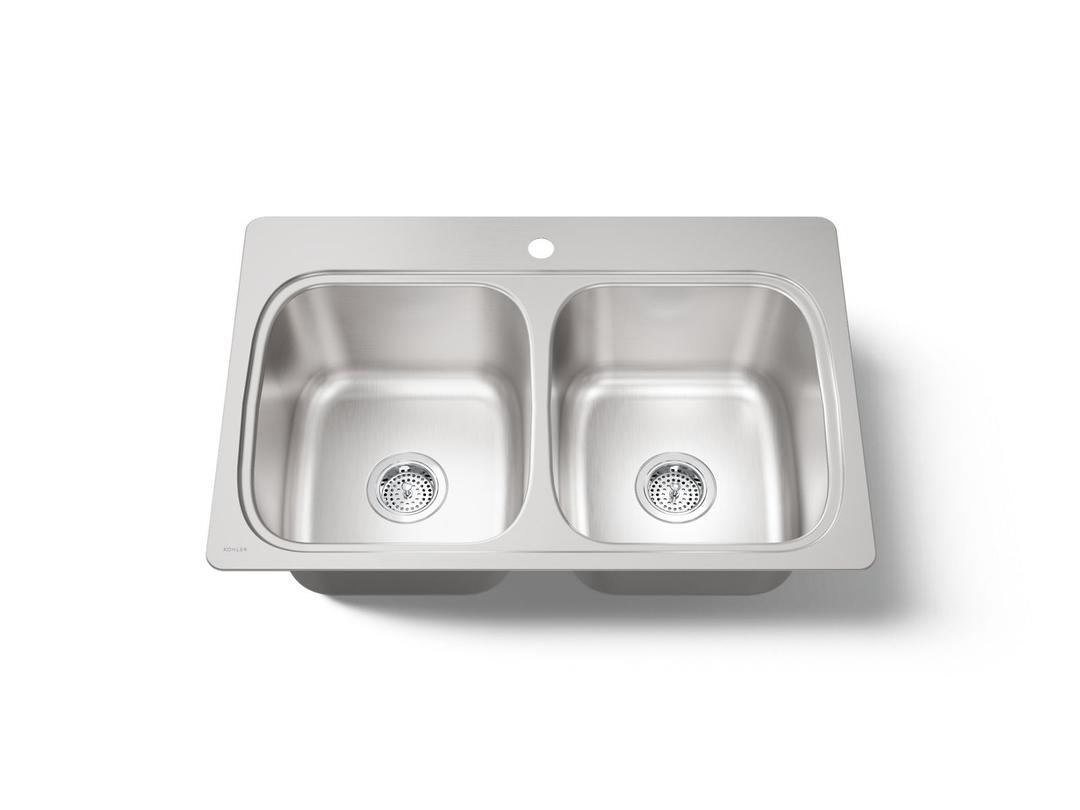 Kohler | Verse | Drop In Kitchen Sink - Stainless Steel by Kohler