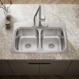 Kohler | Verse | Drop In Kitchen Sink - Stainless Steel - image 2