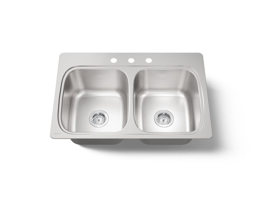 Kohler | Verse | Drop In Kitchen Sink - Stainless Steel by Kohler