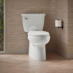 Cimarron Two-piece elongated toilet with skirted trapway, 1.28 gpf - image 2