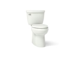 Cimarron Two-piece elongated toilet with skirted trapway, 1.28 gpf - image 1