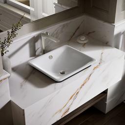 Kohler Iron Plains 18-1/2'' rectangular vessel bathroom sink - White - image 2